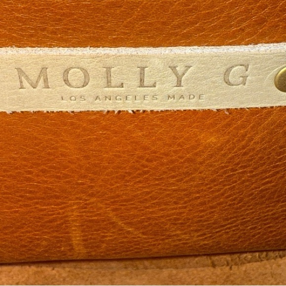 Molly G Los Angeles Tan Leather Crossbody Bag - Picture 5 of 5
